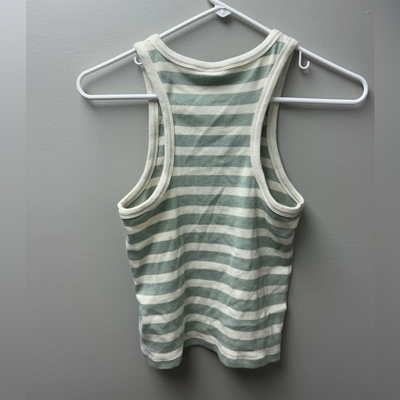 NOBO Green & White Ribbed Tank Top - Picture 2 of 4